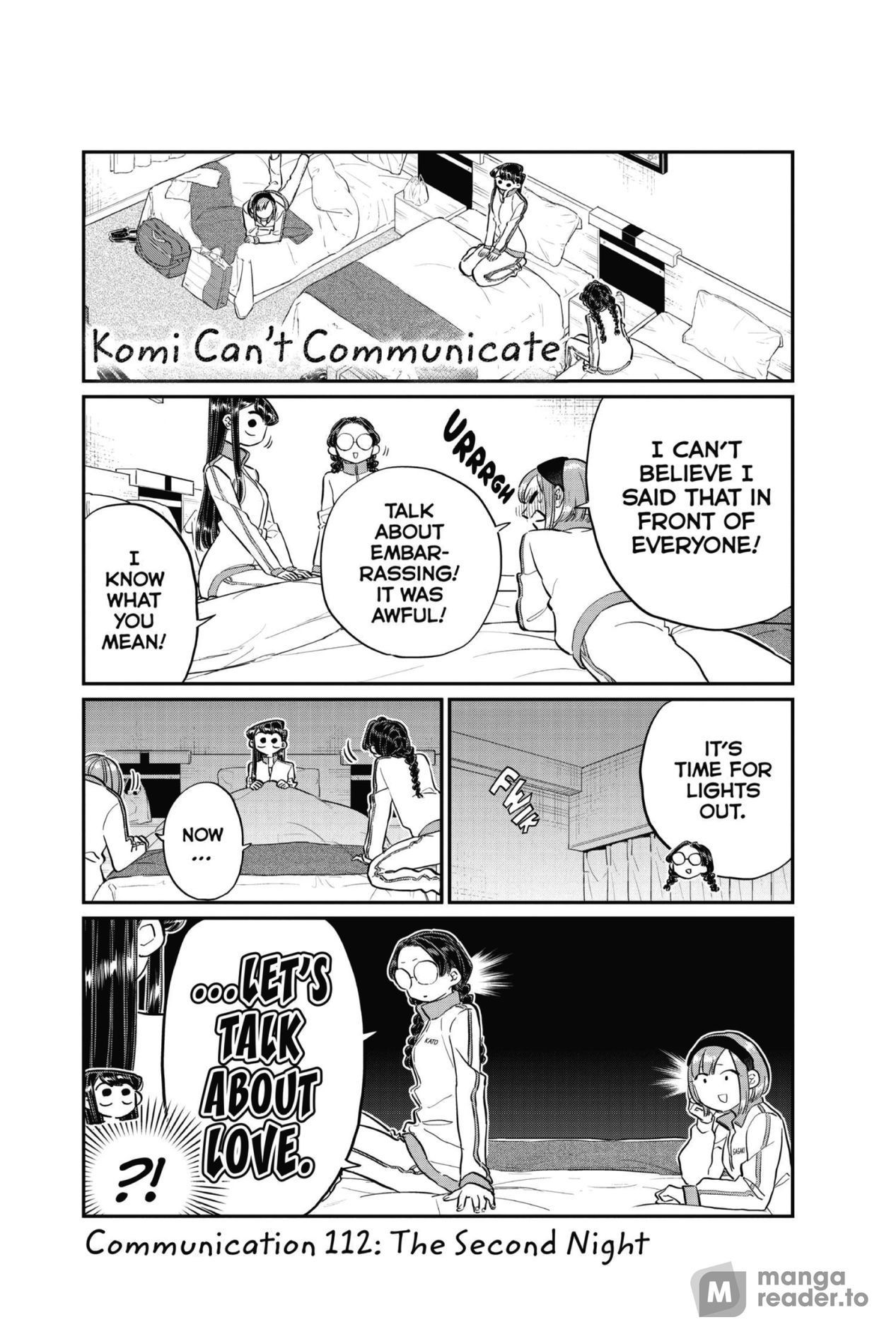 Komi Can’t Communicate, Chapter 112 image 1